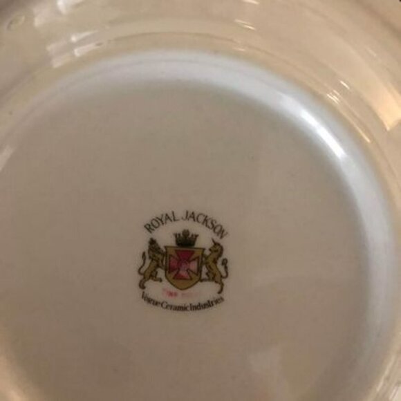 7 Piece Set Royal Jackson Fine China Lady Mayfair Serving Platter & Sauce Bowls - Picture 9 of 9